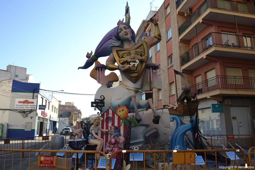 Así son los monumentos de las Fallas de Dénia 2014 6 Falla Campaments 2014