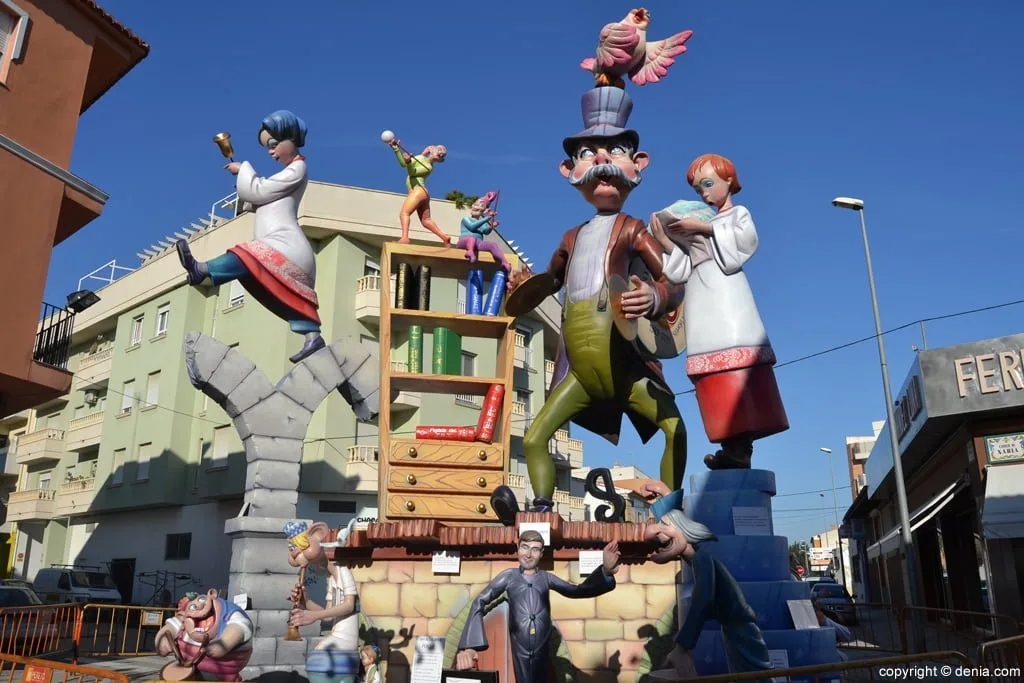 Así son los monumentos de las Fallas de Dénia 2014 7 Falla Darrere del Castell 2014