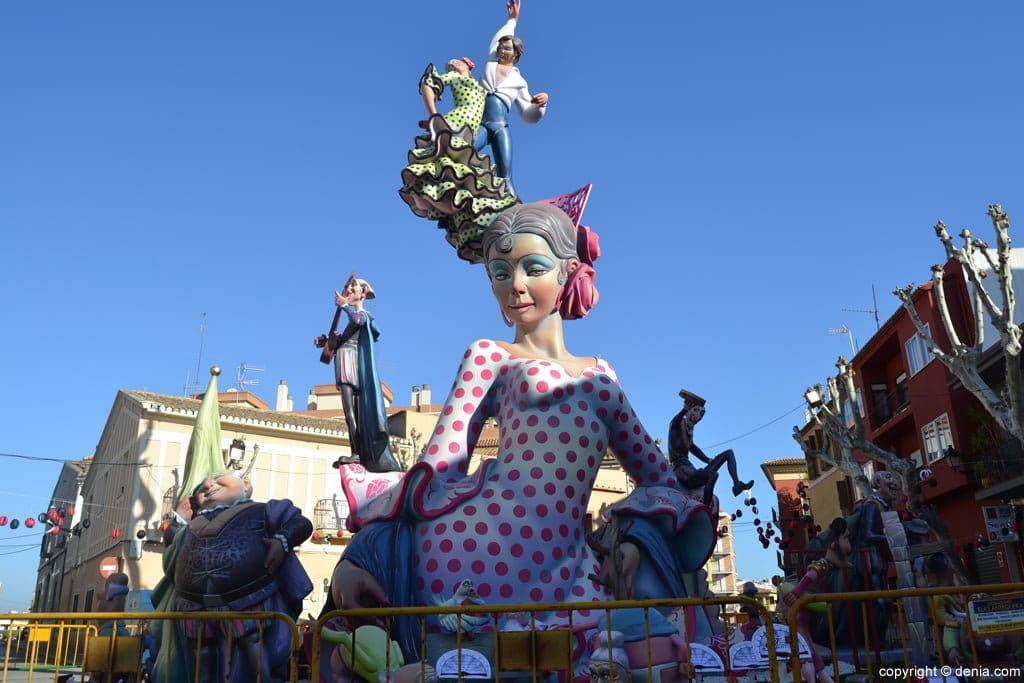 Así son los monumentos de las Fallas de Dénia 2014 3 Falla Oeste 2014