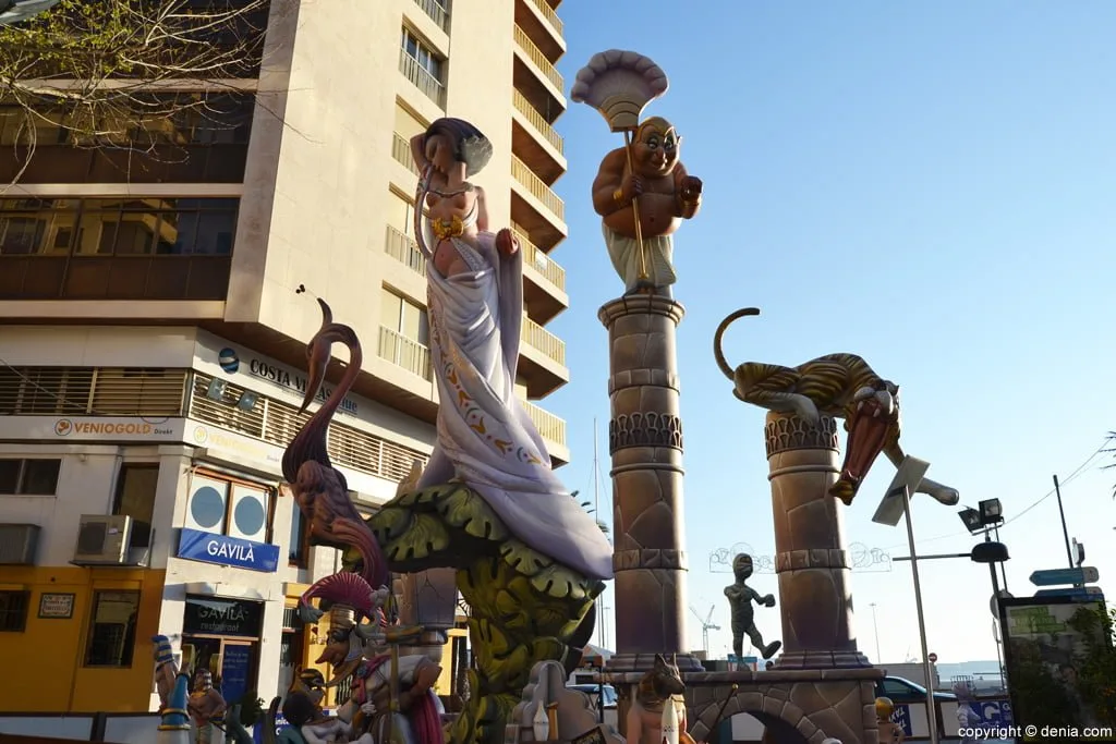 Así son los monumentos de las Fallas de Dénia 2014 10 Falla Port Rotes 2014