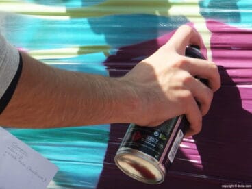 Grafiteros en la Fiesta de Primavera de DNA ink