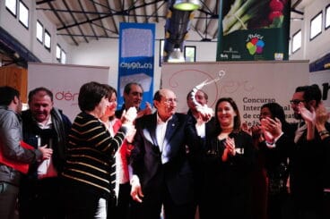 Homenaje a Pepe El pegolí durante el 3er Concurso Internacional de Cocina Creativa de la Gamba Roja de Dénia