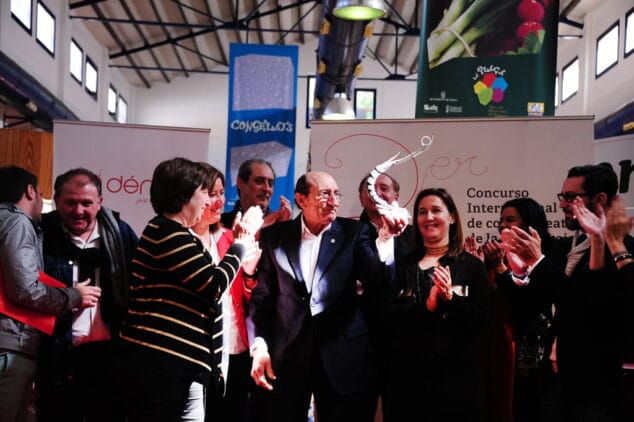 Homenaje a Pepe El pegolí durante el 3er Concurso Internacional de Cocina Creativa de la Gamba Roja de Dénia