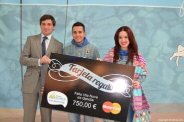 La Falla Vila Nova de Gandía gana el segundo premio del Tsunami faller