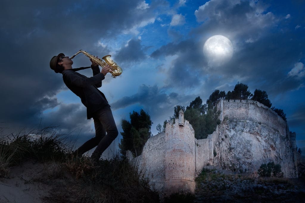 Francisco Serra Nácher y José Beut Duato ganan el concurso de fotografía "Tema Dénia 2014" 2 Luz de luna
