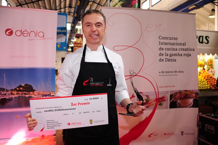 Manuel Alonso gana el III Concurso Internacional de cocina creativa de la Gamba Roja de Dénia
