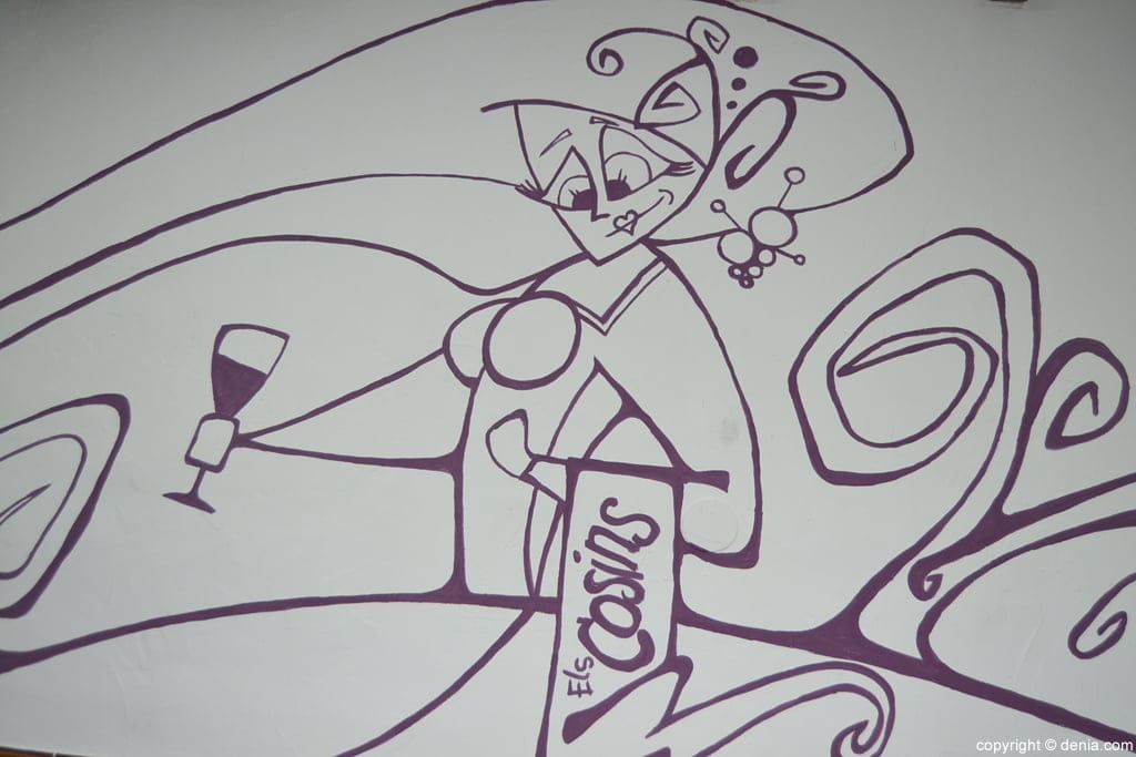 Nuevo mural en la Taverna Els Cosins