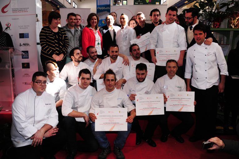 Participantes del 3er Concurso de Cocina Creativa de la Gamba Roja de Dénia