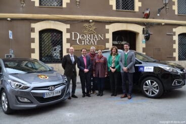 Presentación de los coches oficiales de las Falleras mayores de Dénia 2014