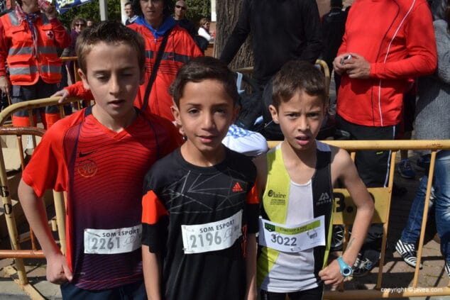 Víctor Fernández del C.A. Franc Beneyto Runners fue quinto en la XXV Volta a peu a Xàbia 4 Primeros Clasificados Benjamín Mas.