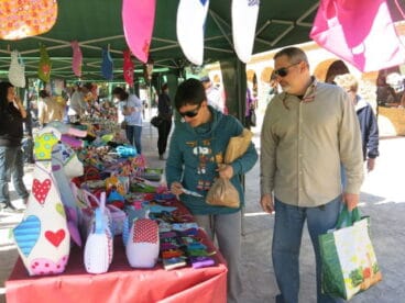 Productos artesanales en el mercat de Jesús Pobre