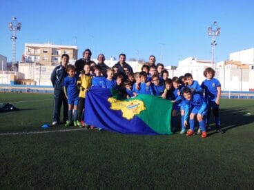 Recepción en Dénia a la bandera de los Tradijocs