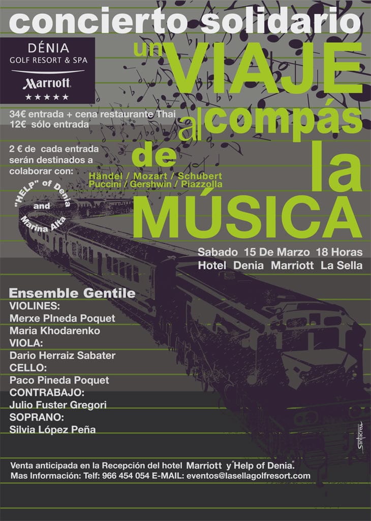 Concierto solidario a favor de "Help of Dénia" 1 Viaje al compás de la música