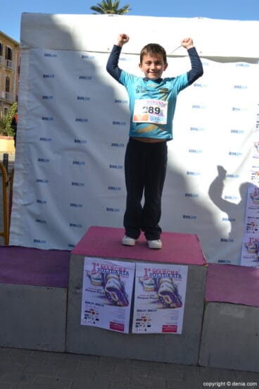 Entrega de trofeos de la I Marcha Solidaria a favor del Raquel Payà