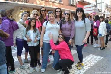 Participantes en la I Marcha Solidaria a favor del Raquel Payà