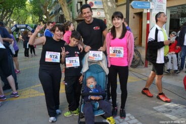 Participantes en la I Marcha Solidaria a favor del Raquel Payà