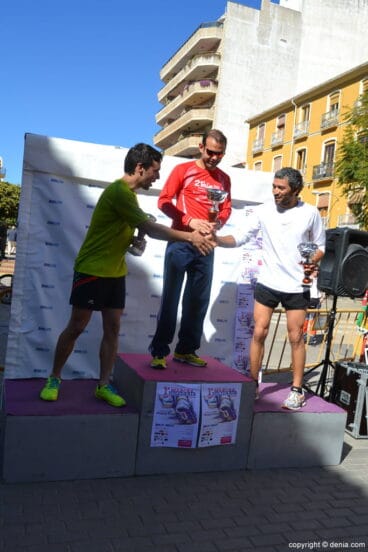 Podium veteranos masculinos