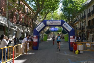 Llegada de los participantes de la I Marcha Solidaria a favor del Raquel Payà