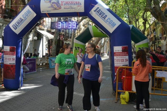 107 Arribada dels participants de la I Marxa Solidària a favor del Raquel Payà
