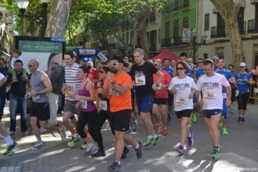 Salida de la I Marcha Solidaria a favor del colegio Raquel Payà