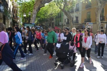 Salida de la I Marcha Solidaria a favor del colegio Raquel Payà
