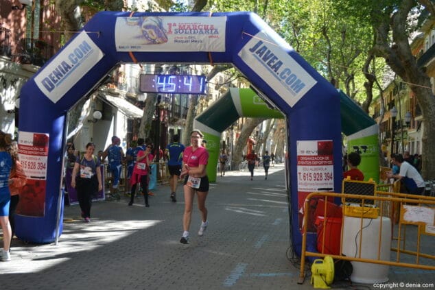 163 Arribada dels participants de la I Marxa Solidària a favor del Raquel Payà