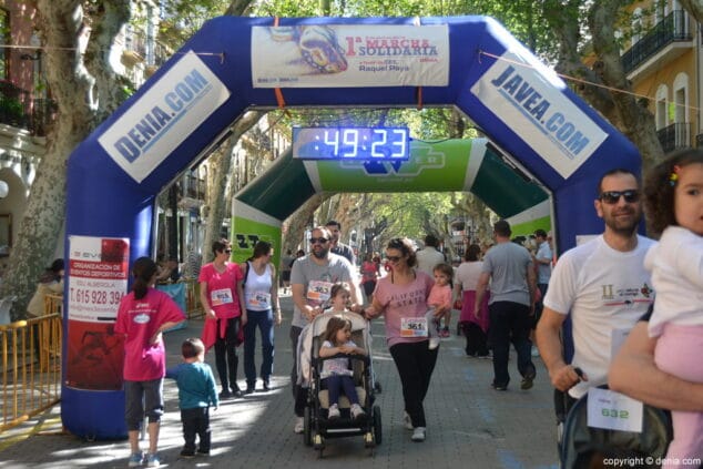 176 Arribada dels participants de la I Marxa Solidària a favor del Raquel Payà