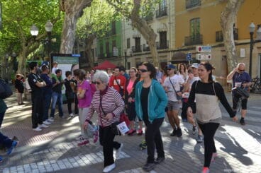 Salida de la I Marcha Solidaria a favor del colegio Raquel Payà