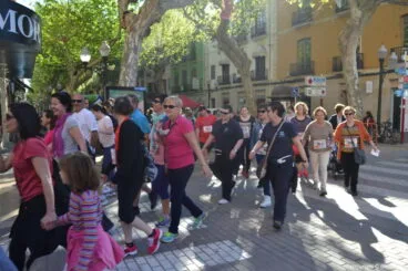 Salida de la I Marcha Solidaria a favor del colegio Raquel Payà