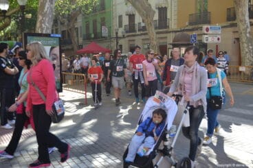 Salida de la I Marcha Solidaria a favor del colegio Raquel Payà