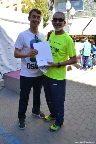 Sorteo de regalos de la I Marcha Solidaria en favor del Raquel Payà