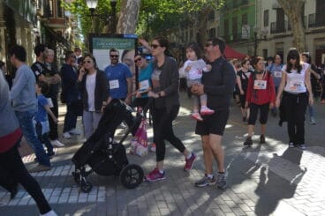 Salida de la I Marcha Solidaria a favor del colegio Raquel Payà
