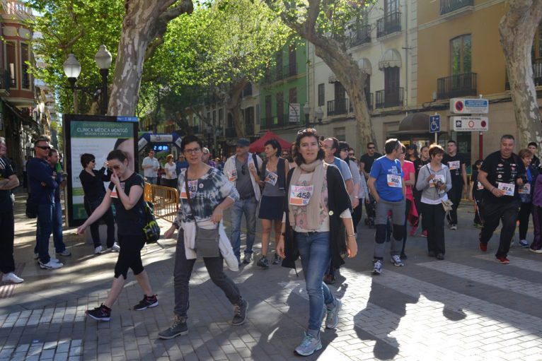Salida de la I Marcha Solidaria a favor del colegio Raquel Payà