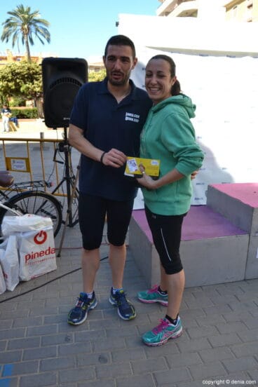 Sorteo de regalos de la I Marcha Solidaria en favor del Raquel Payà