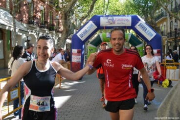 Llegada de los participantes de la I Marcha Solidaria a favor del Raquel Payà