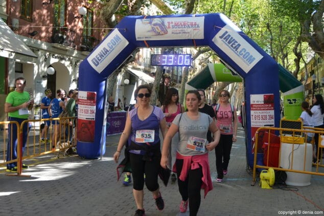 65 Arribada dels participants de la I Marxa Solidària a favor del Raquel Payà