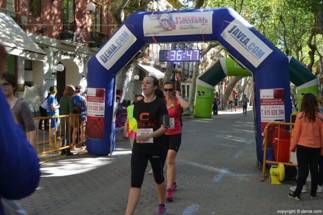 95 Arribada dels participants de la I Marxa Solidària a favor del Raquel Payà