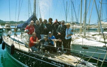 Cafe del Mar celebrando el triunfo