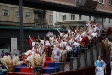 Carroza de la Reina de la Primavera de Murcia 2014