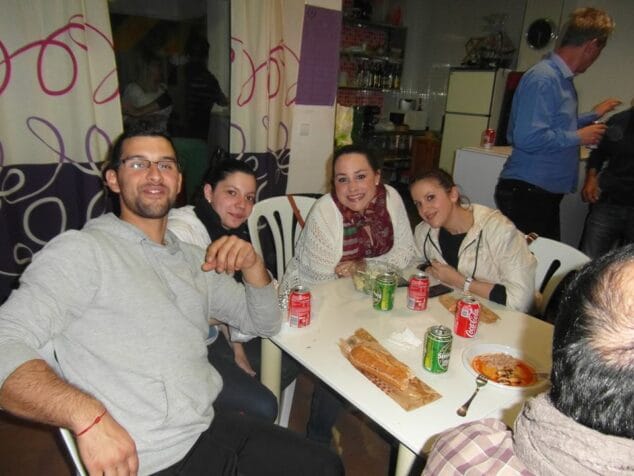 Cenas tradicionales de viernes en el casal de la Falla Roques