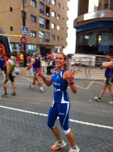 Diana Bisquert feliz por su gran carrera en Calpe