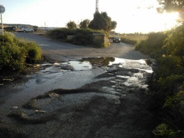 Fuga de Aguas Fecales en Camí de la Bota Dénia