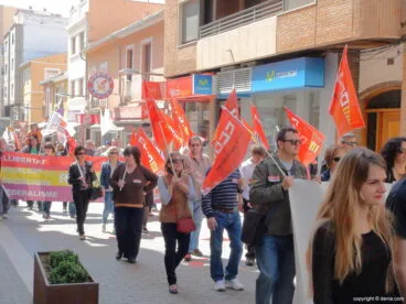 Manifestantes PAH Denia 12 de abril
