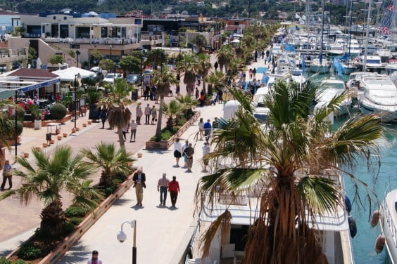 Puerto Deportivo de Dénia durante la celebración de la pasada edición del Salón Náutico. 