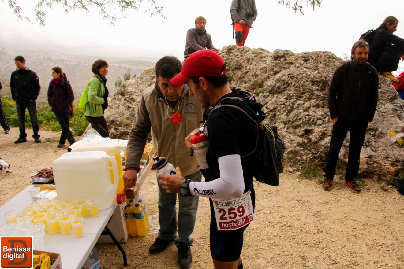 Toni Herrera en un avituallamiento