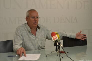 Vicent Grimalt portavos del PSOE en Dénia