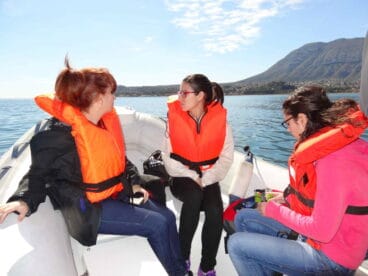 Voluntarias de la salida medio ambiental