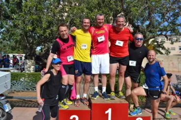 Carlos Colom, José Iglesias y Jaime Bisquert en lo mas alto del podium