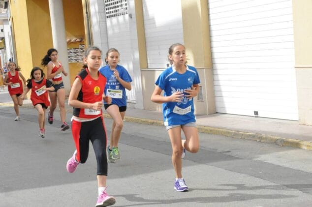 Aitana Armell en plena carrera