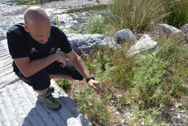 Albergue del Serpis Nando explicando